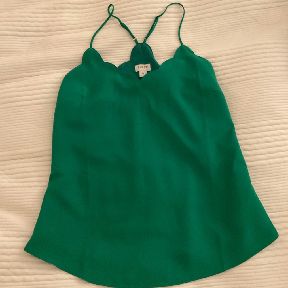 J. Crew Scalloped Edge Camisole Top